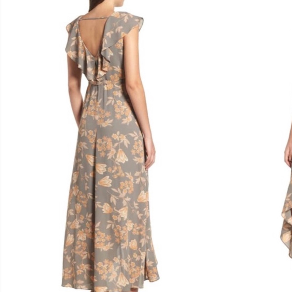 Leith Ruffle Wrap Dress - Picture 2 of 8